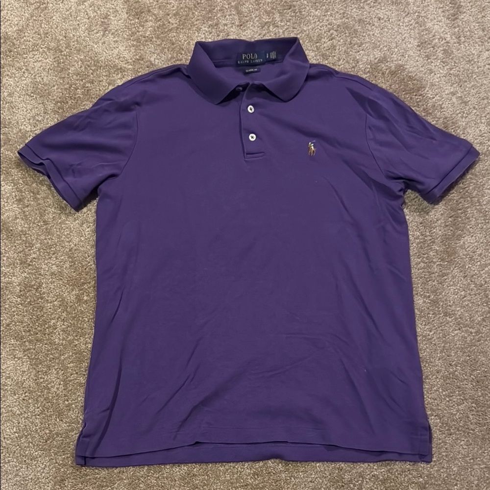 Polo by Ralph Lauren Purple Classic Polo Shirt